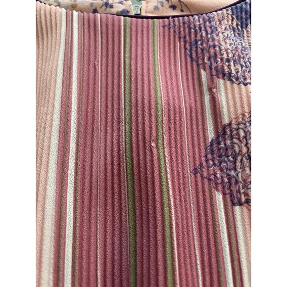 Vtg. Jennifer Gee Floral Sleeveless Tunic Style Top/ Mini Dress - Picture 7 of 9